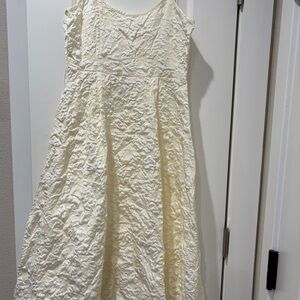 Charming Cream Kids Dress